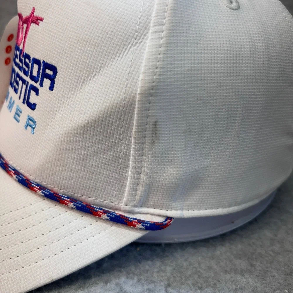 Hot Processor Agnostic Summer Mens White Custom Ink Rope Hat Basis Theory OSFA